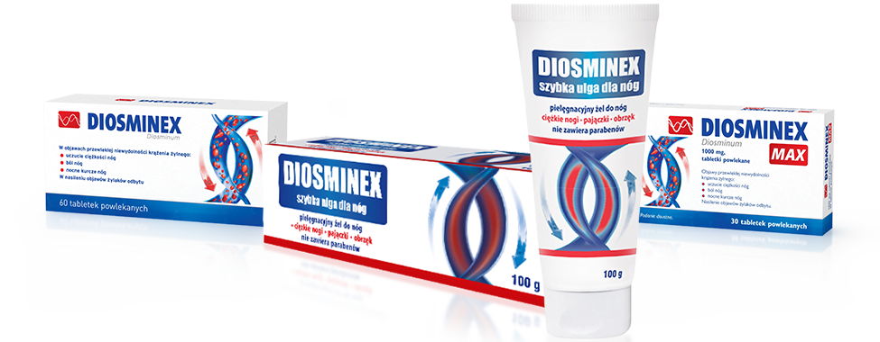 Diosminex żel - opakowanie