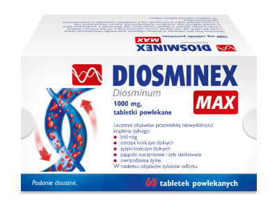 Diosminex MAX 60 tab packshot